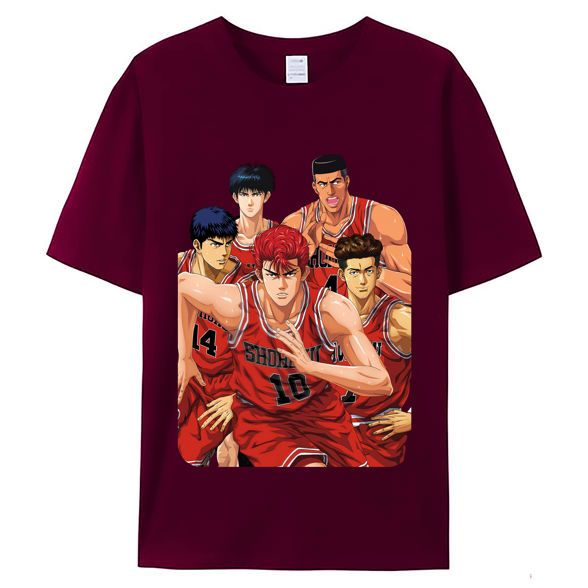 （画像用） SLAM DUNK／スラムダンク レディースカジュアルプリントTシャツ（綿100％）